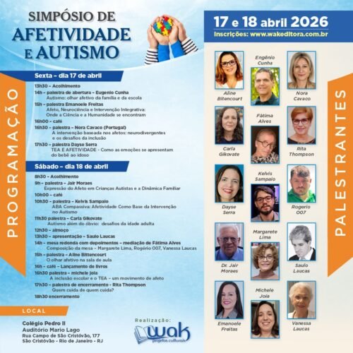 SIMPÓSIO DE AFETIVIDADE E AUTISMO - Presencial Rio de Janeiro