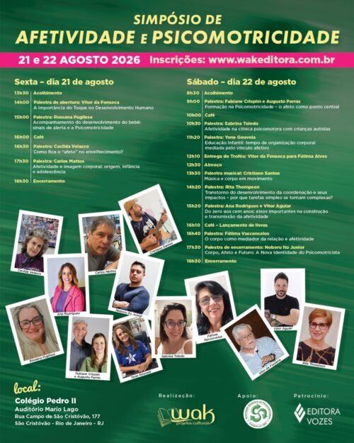 Simpósio Afetividade e Psicomotricidade - Presencial Rio de Janeiro