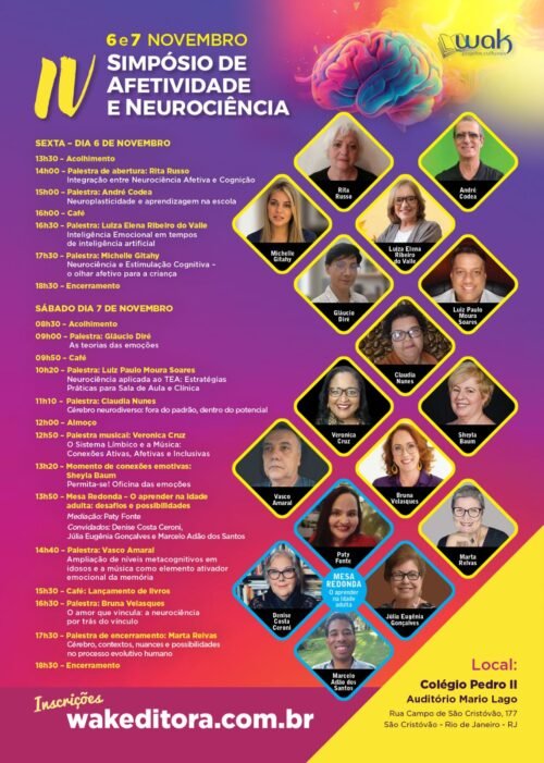 IV SIMPÓSIO DE AFETIVIDADE E NEUROCIÊNCIA - PRESENCIAL RIO DE JANEIRO