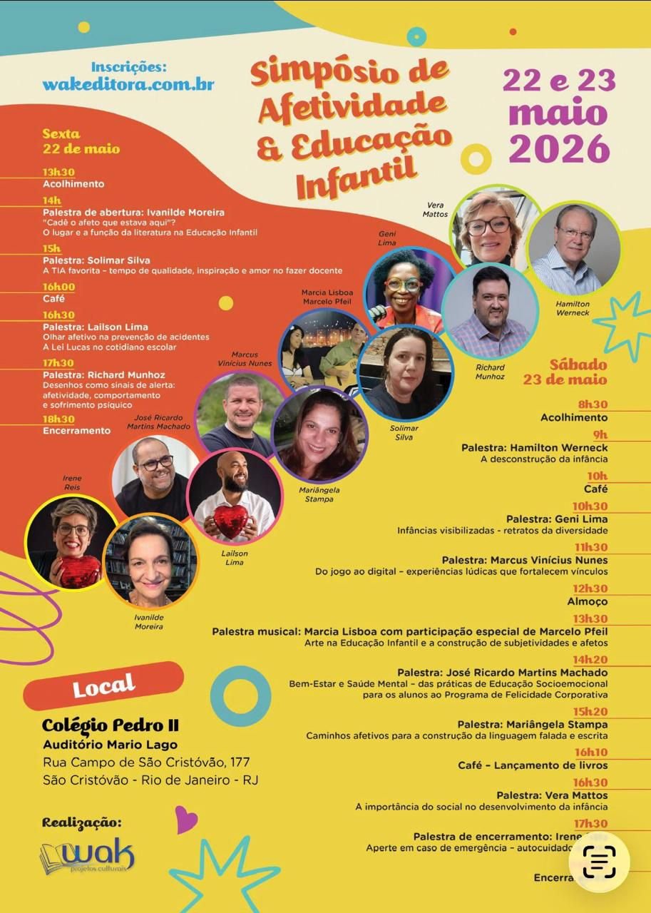 SIMPÓSIO EDUCAÇÃO INFANTIL E AFETIVIDADE - PRESENCIAL RIO DE JANEIRO