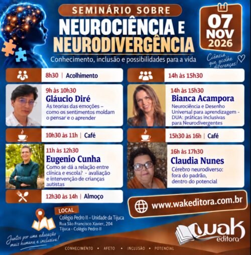 SEMINÁRIO SOBRE NEUROCIÊNCIA E NEURODIVERGÊNCIA - PRESENCIAL RIO DE JANEIRO